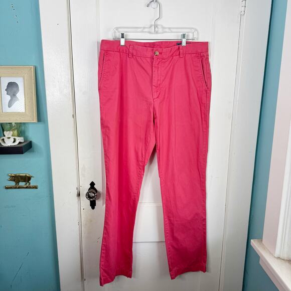 Vineyard Vines Other - Vineyard Vines Men’s Coral Chino Pants Style 1P1236 Flat Front 36 x 32 Classic